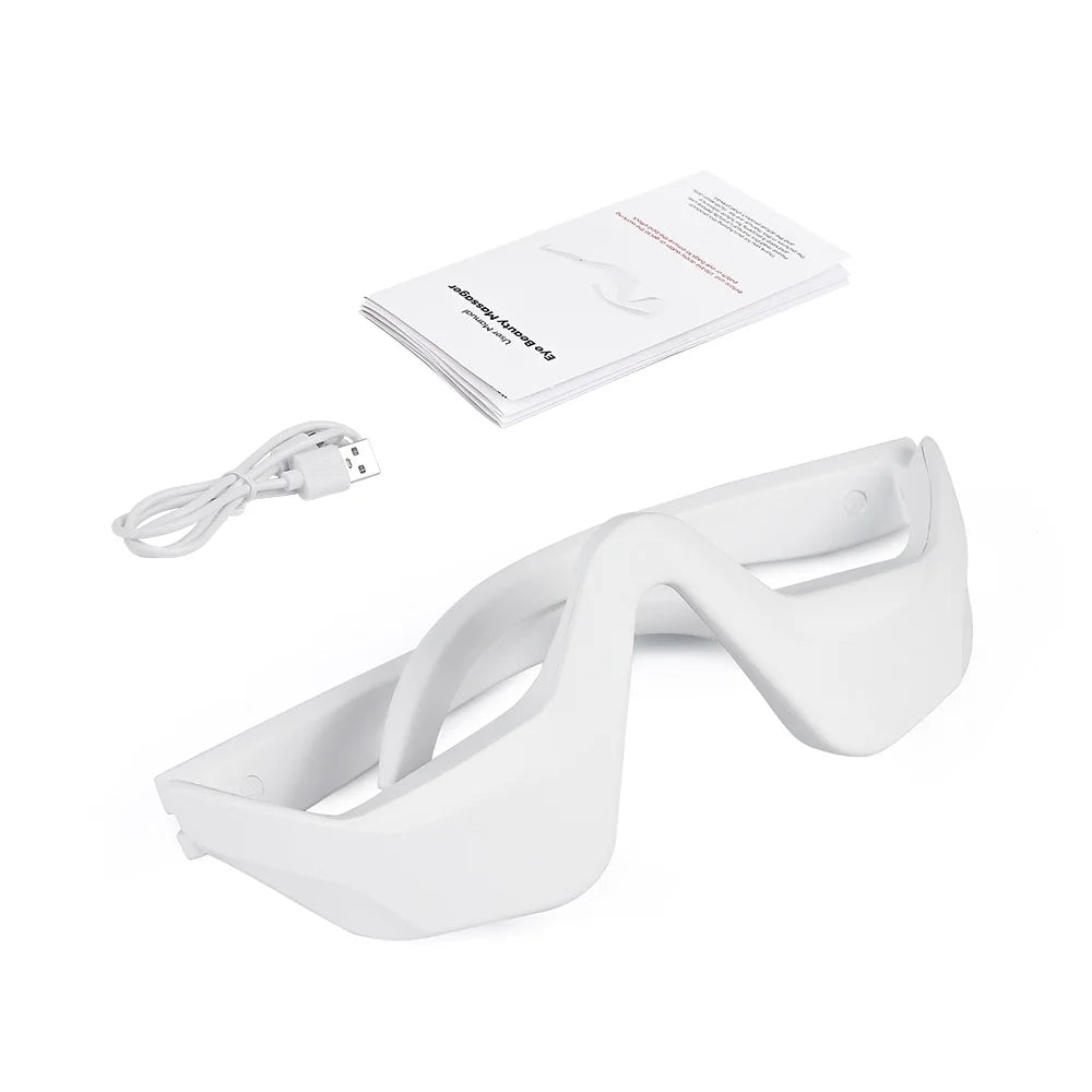 Foreverlily Eye Massager Relieves Eye Fatigue Eyes Massage Glasses Eye Fatigue Relief Massager Under-Eye Glasses Massager