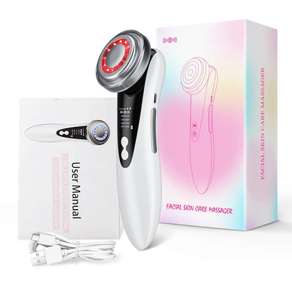 Multifunction Facial Massager 4 in 1 RF EMS Facial Radio Frequency Device Wireless Beauty Photon Skin Rejuvenation Instrument