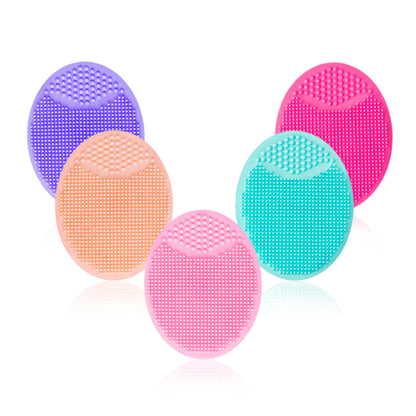 Soft Silicone Face Brush Cleanser and Massager Manual Facial Cleansing Brush Exfoliating Silicone Face Scrubber for Women Man