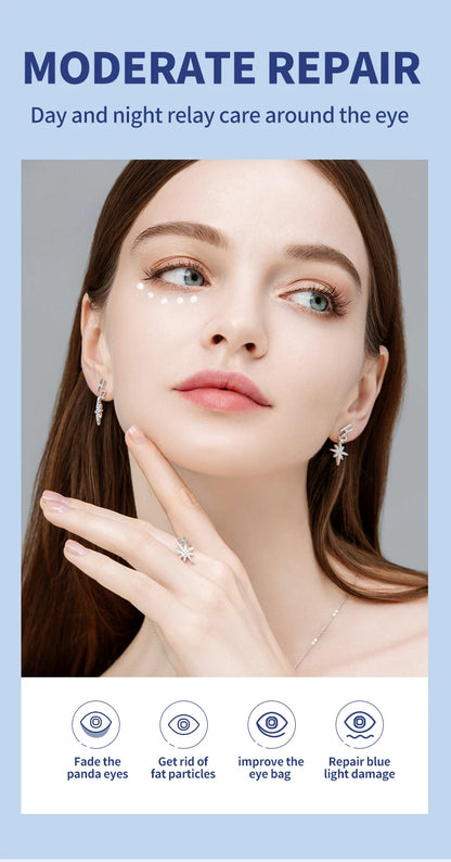 OCHEAL Electric Massage Eye Cream Hyaluronic Acid Firming Fades Fine Lines Eye Care Gel Moisturizing Beauty Eye Skin Care Beauty