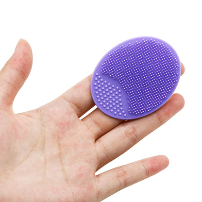 Soft Silicone Face Brush Cleanser and Massager Manual Facial Cleansing Brush Exfoliating Silicone Face Scrubber for Women Man