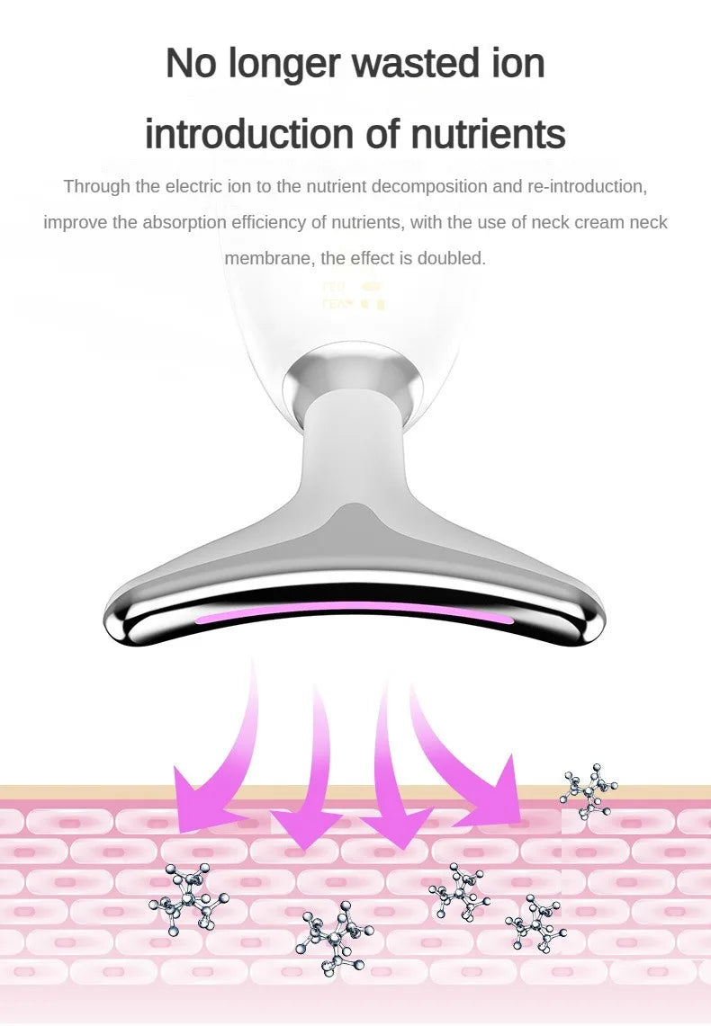 Anti Wrinkle Facial Massager Neck Face Beauty Device Skin Tighten Facial Lift Device Reduce Double Chin Skin Care Tool 7 color