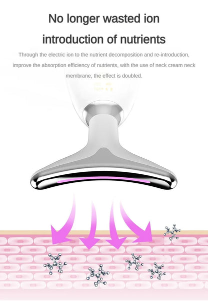 Anti Wrinkle Facial Massager Neck Face Beauty Device Skin Tighten Facial Lift Device Reduce Double Chin Skin Care Tool 7 color