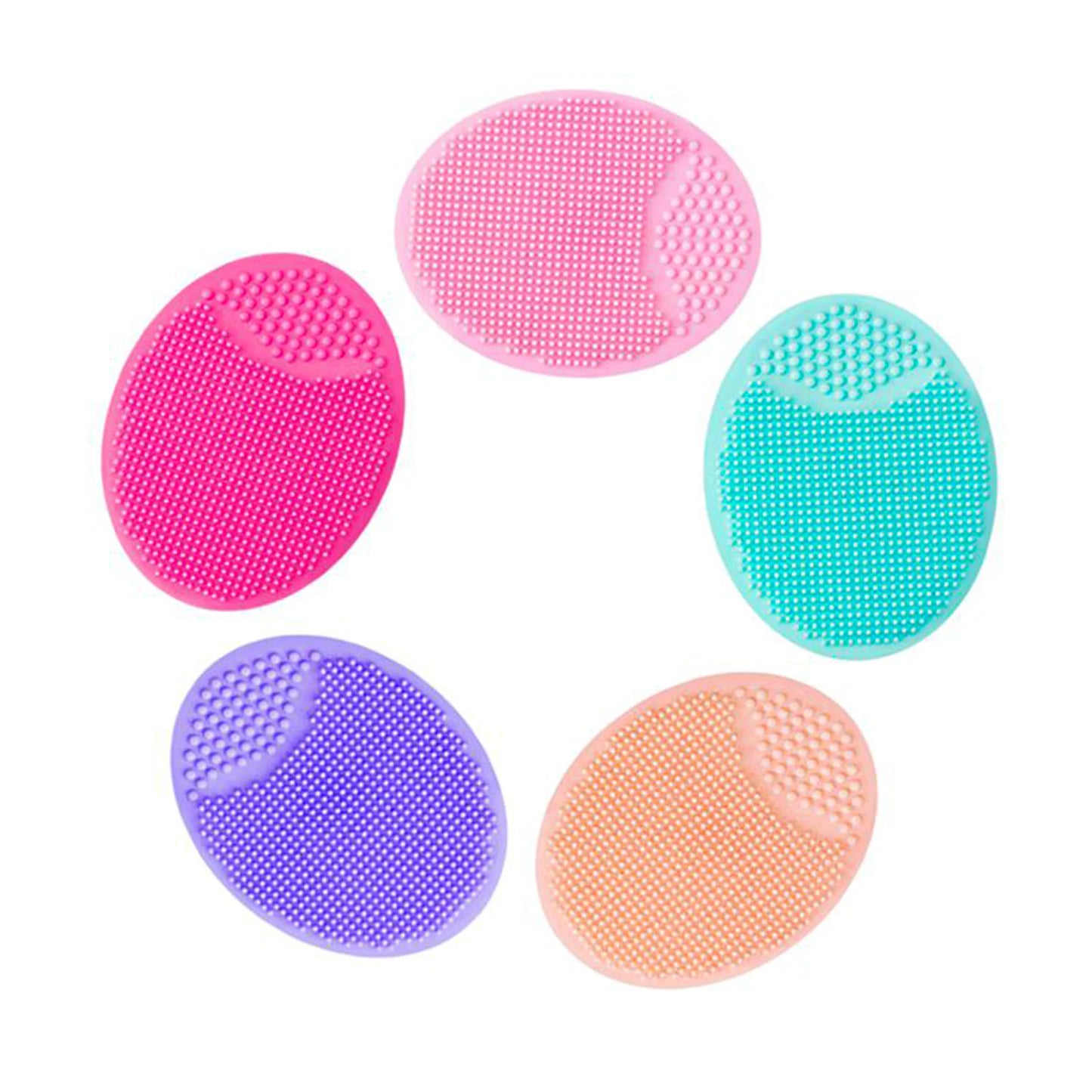 Soft Silicone Face Brush Cleanser and Massager Manual Facial Cleansing Brush Exfoliating Silicone Face Scrubber for Women Man