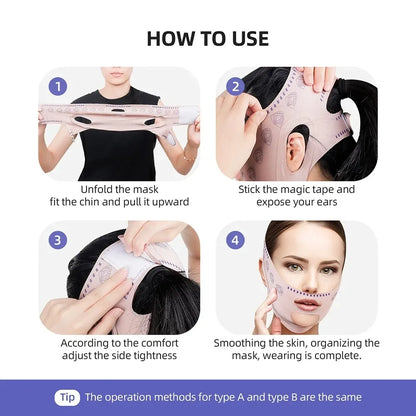 Face Slimming Bandage Women Face Lifting V Line Shaper Chin Cheek Lift Up Belt Anti Wrinkle Strap Facial Beauty Skin Care Tools