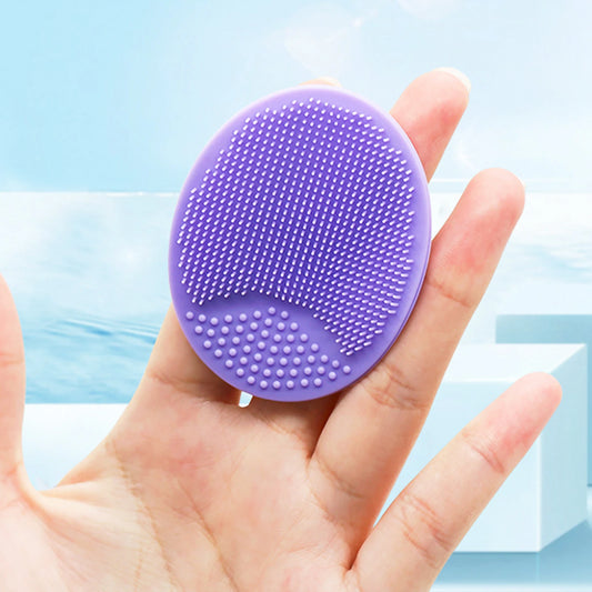 Soft Silicone Face Brush Cleanser and Massager Manual Facial Cleansing Brush Exfoliating Silicone Face Scrubber for Women Man