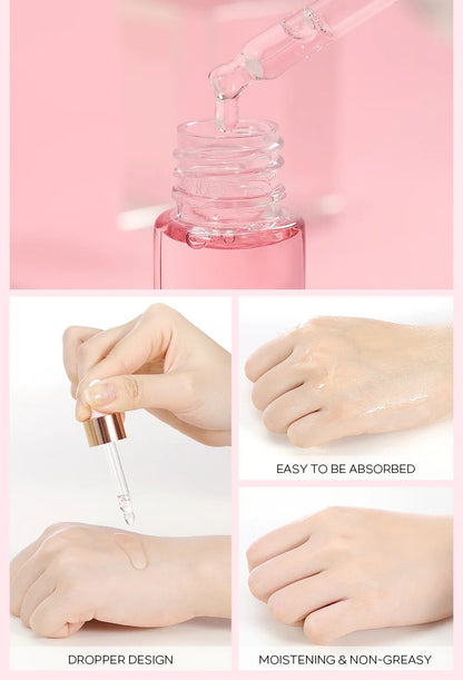 LAIKOU 17ML Japan Sakura Serum Vitamin C Nourish Essense Oil Control 24K Gold Serum Rose Blueberry Skin Care Smoothing Facecare